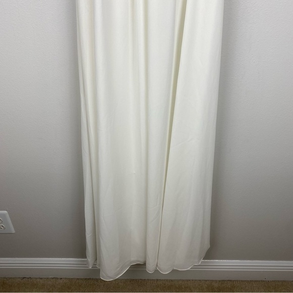 Lulu's Forever and Always Sleeveless White Floral Lace Maxi Dress Size XS NWT - Picture 9 of 16